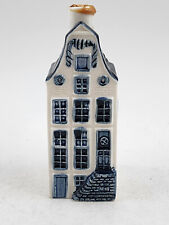 Vtg KLM #9 Blue Delft House HENKES Distillery  Holland  Miniature Decanter~Empty picture